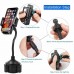 Car Mount Adjustable Gooseneck Cup Holder Cradle For Universal Cell Phone 1011